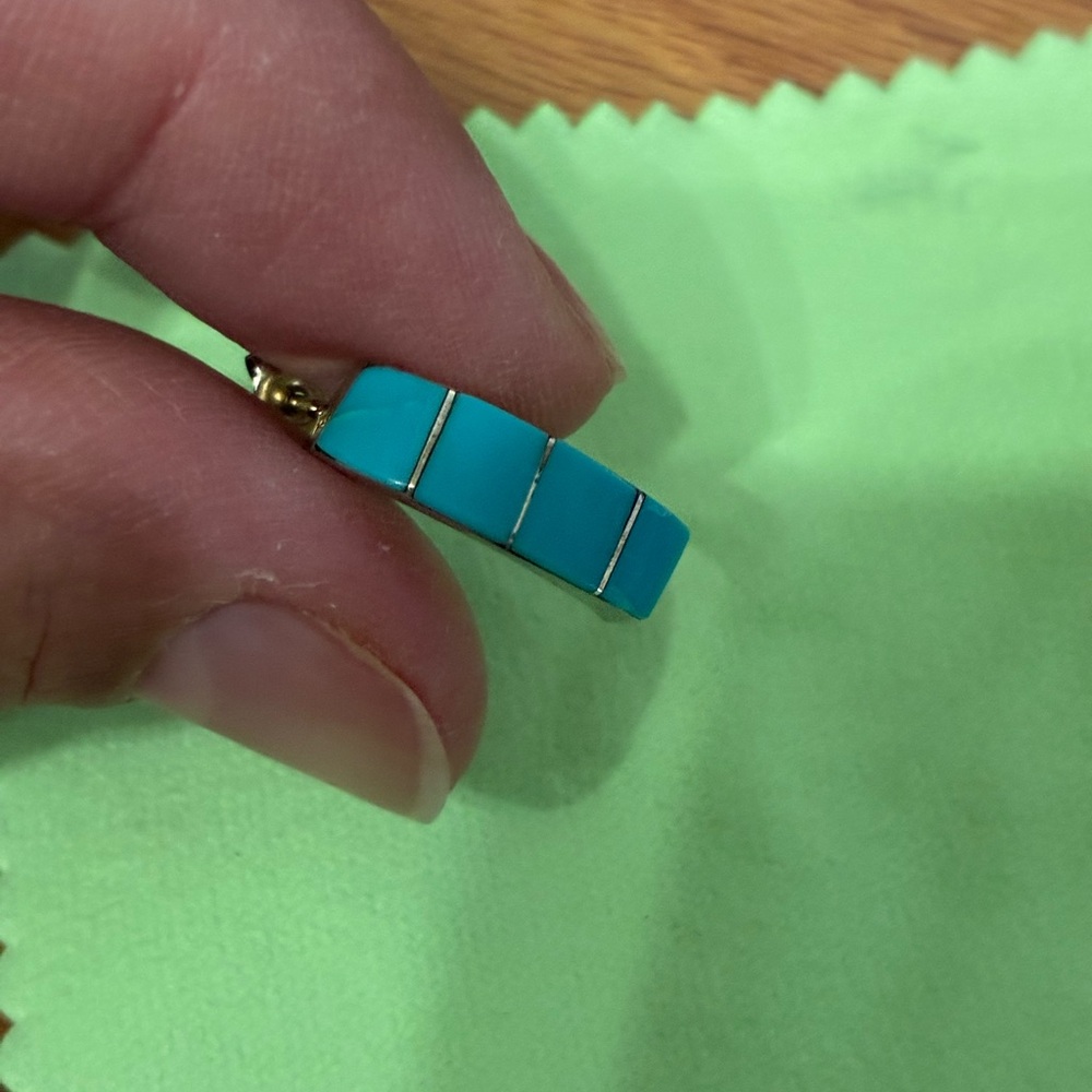 Vintage George Kee Turquoise Earrings - Picture 10 of 13
